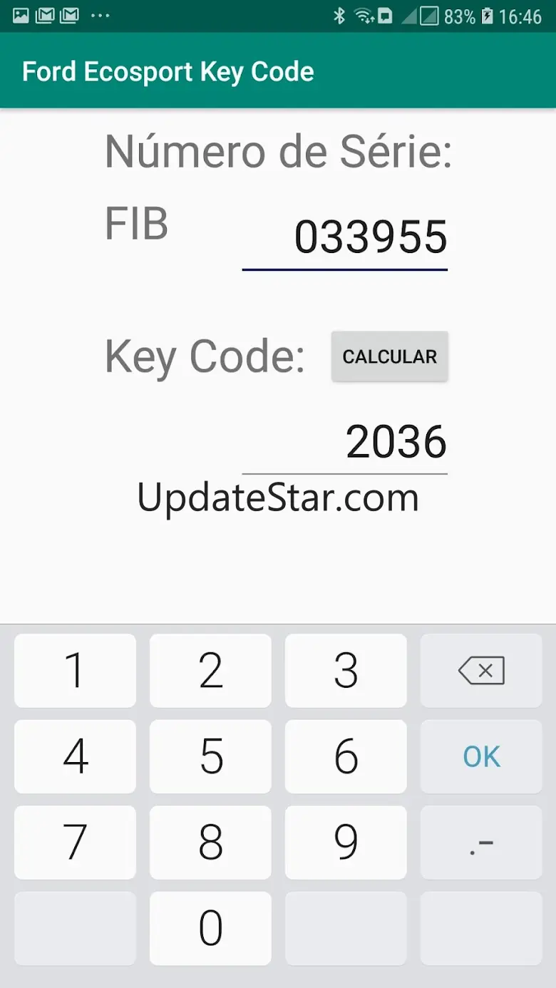 Ecosport Key Code 1.33
