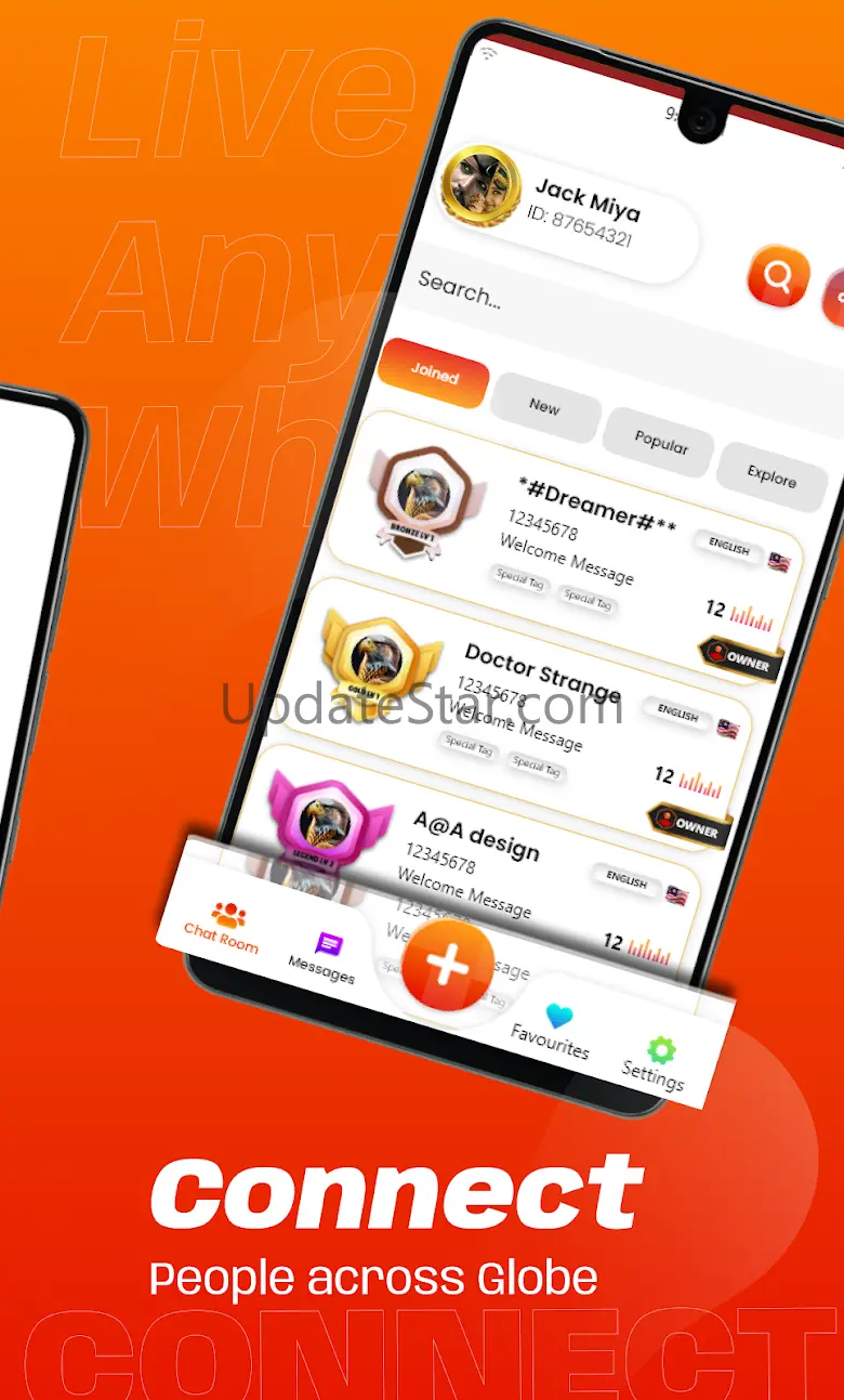 Moju Chat-Group Voice Chatroom 4.1.7