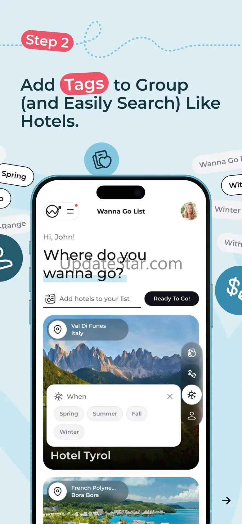 Wanna Go List 1.0.3