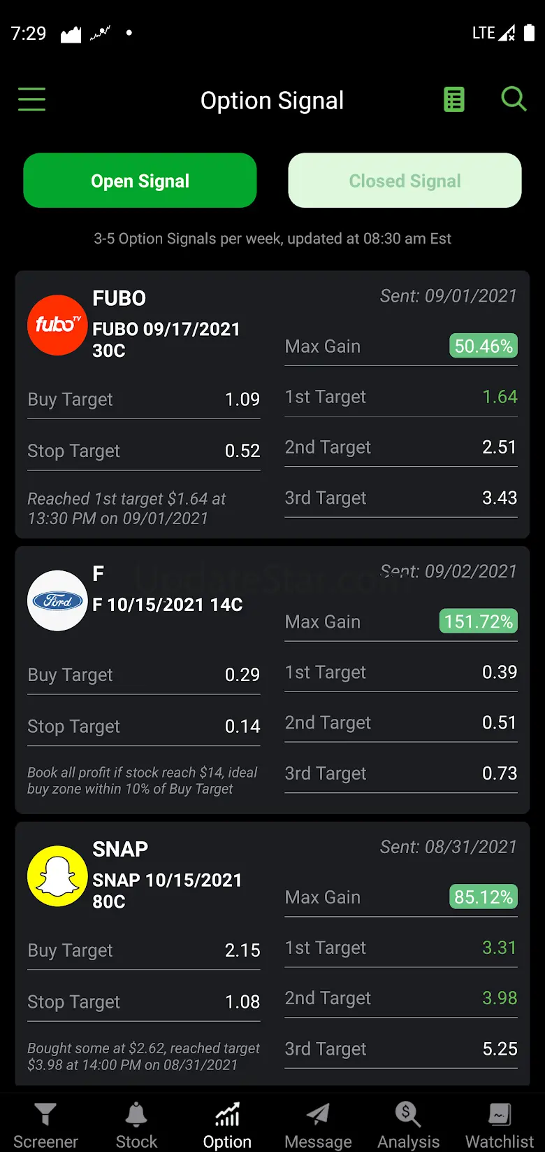 Stock Scanner - Market Mover 7.7