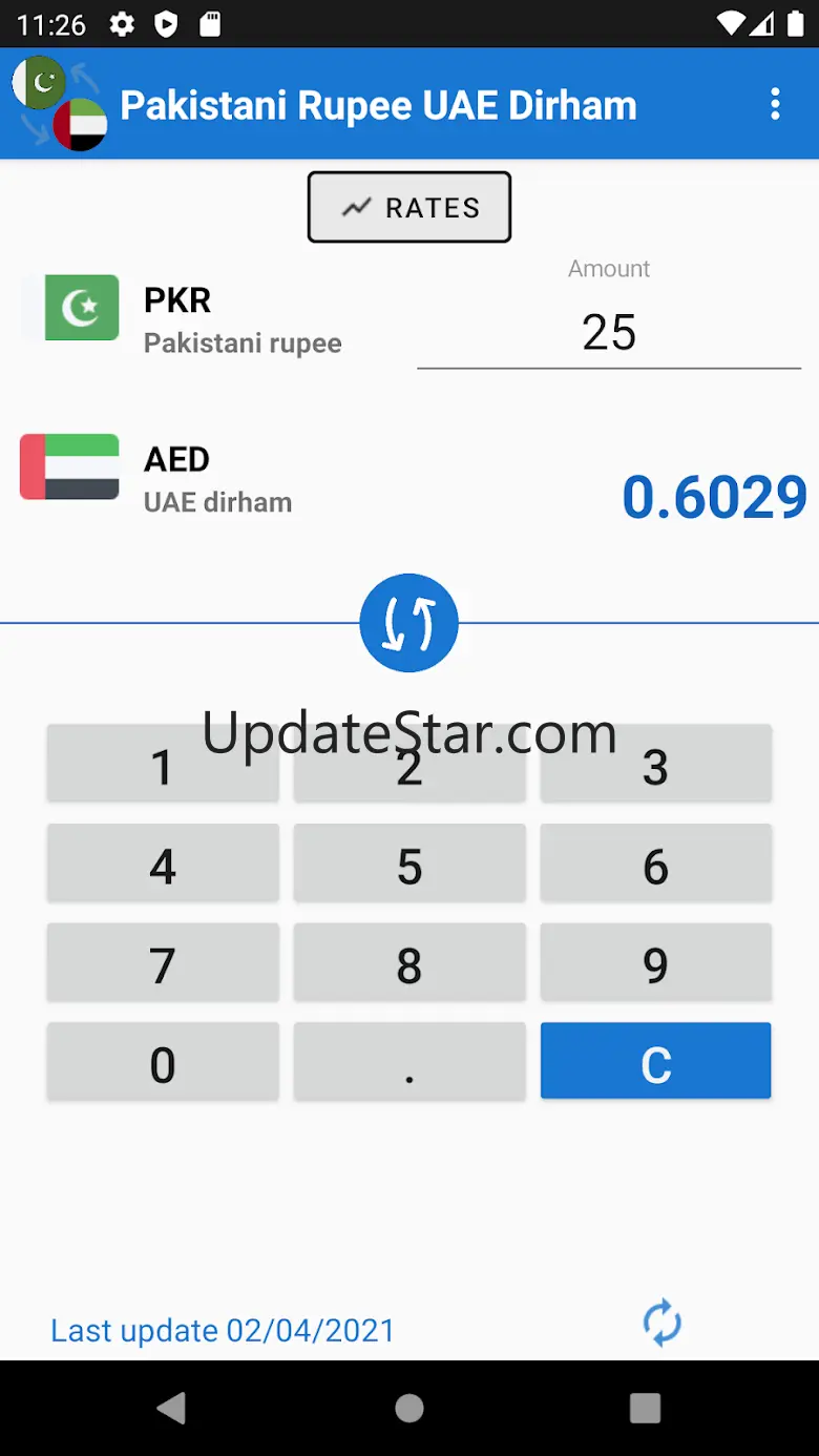 Pakistani Rupee to UAE Dirham 3.0.7