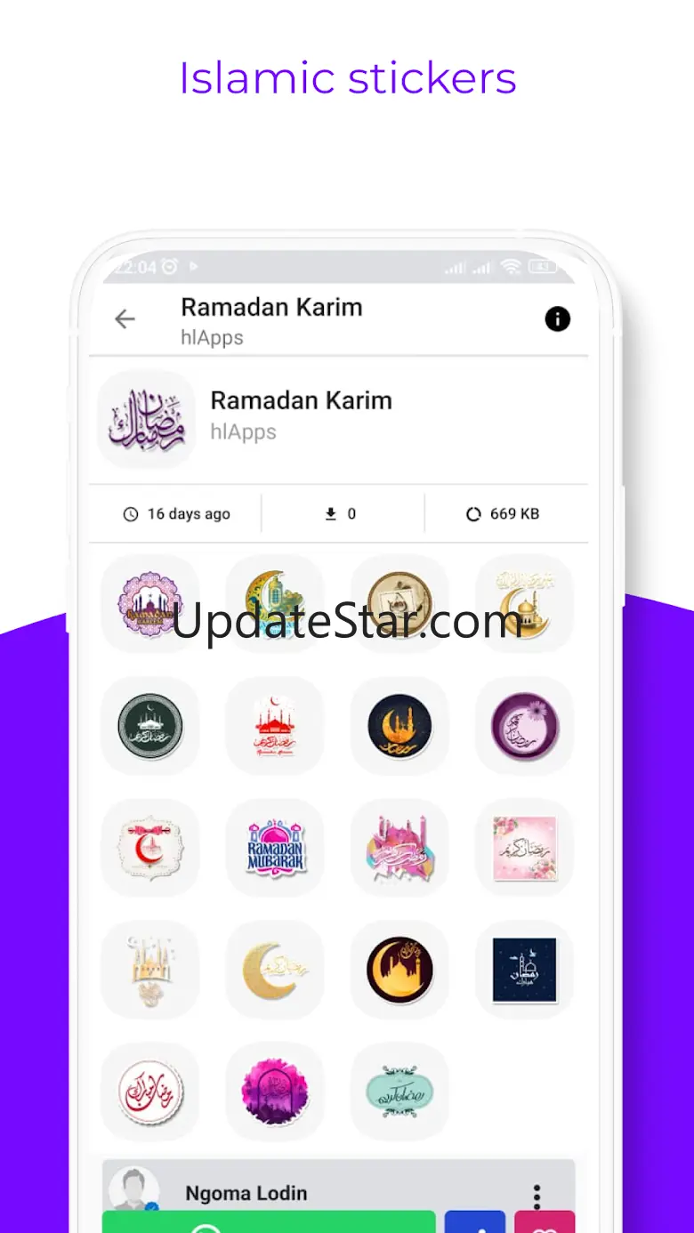 Islamic Stickers App 1.1