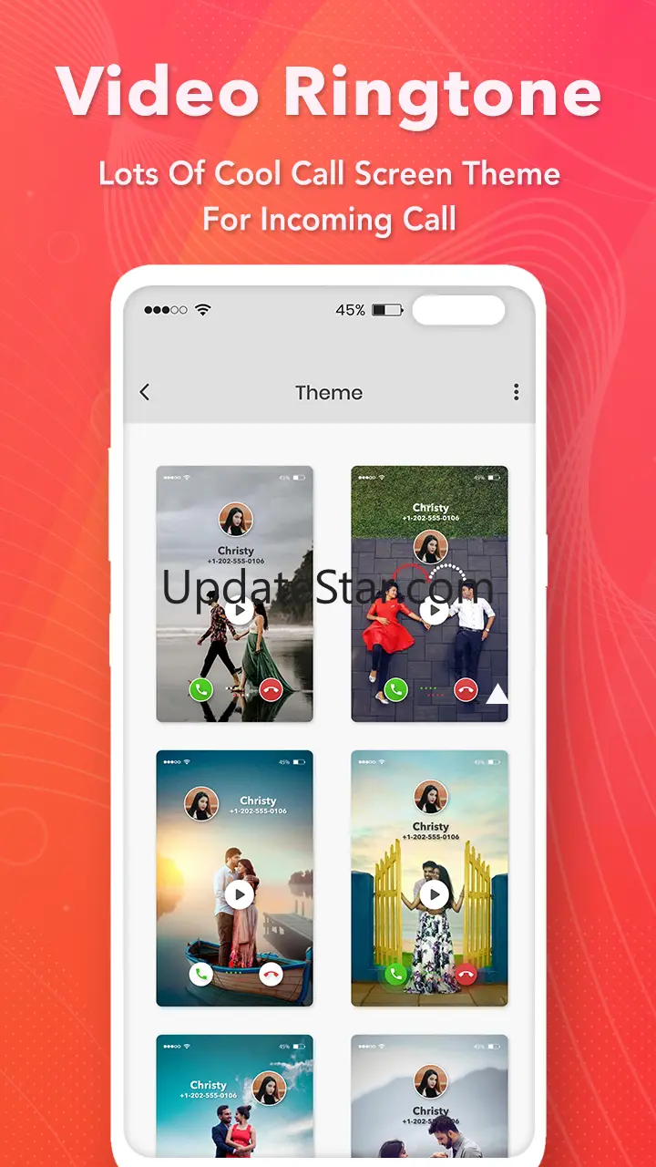 Full Screen Video Ringtone for 1.3