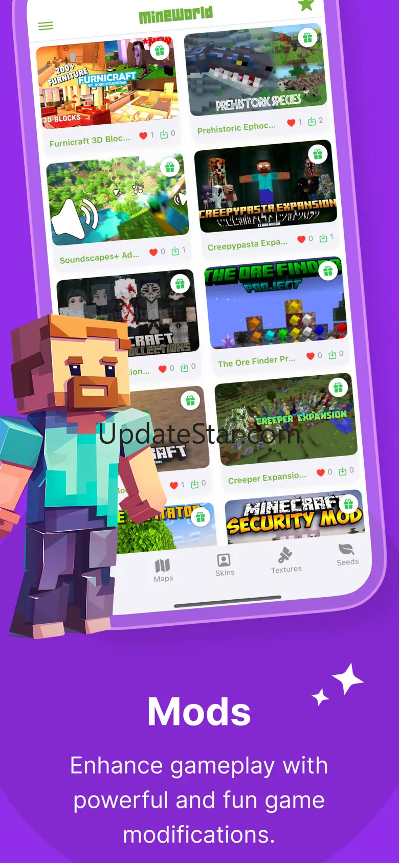 MineWorld - Mods for Minecraft 1.1