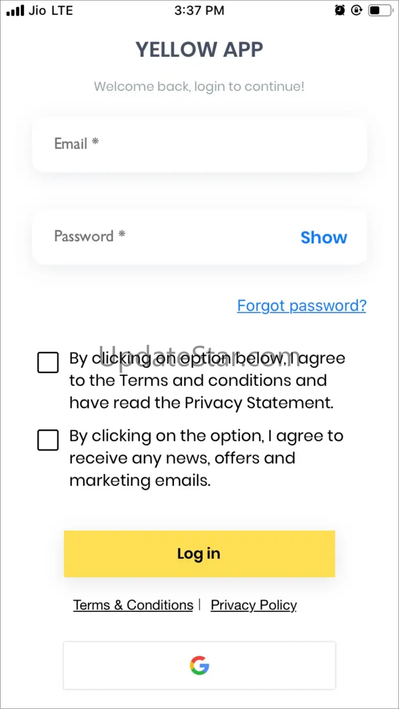 Yellow App 1.5