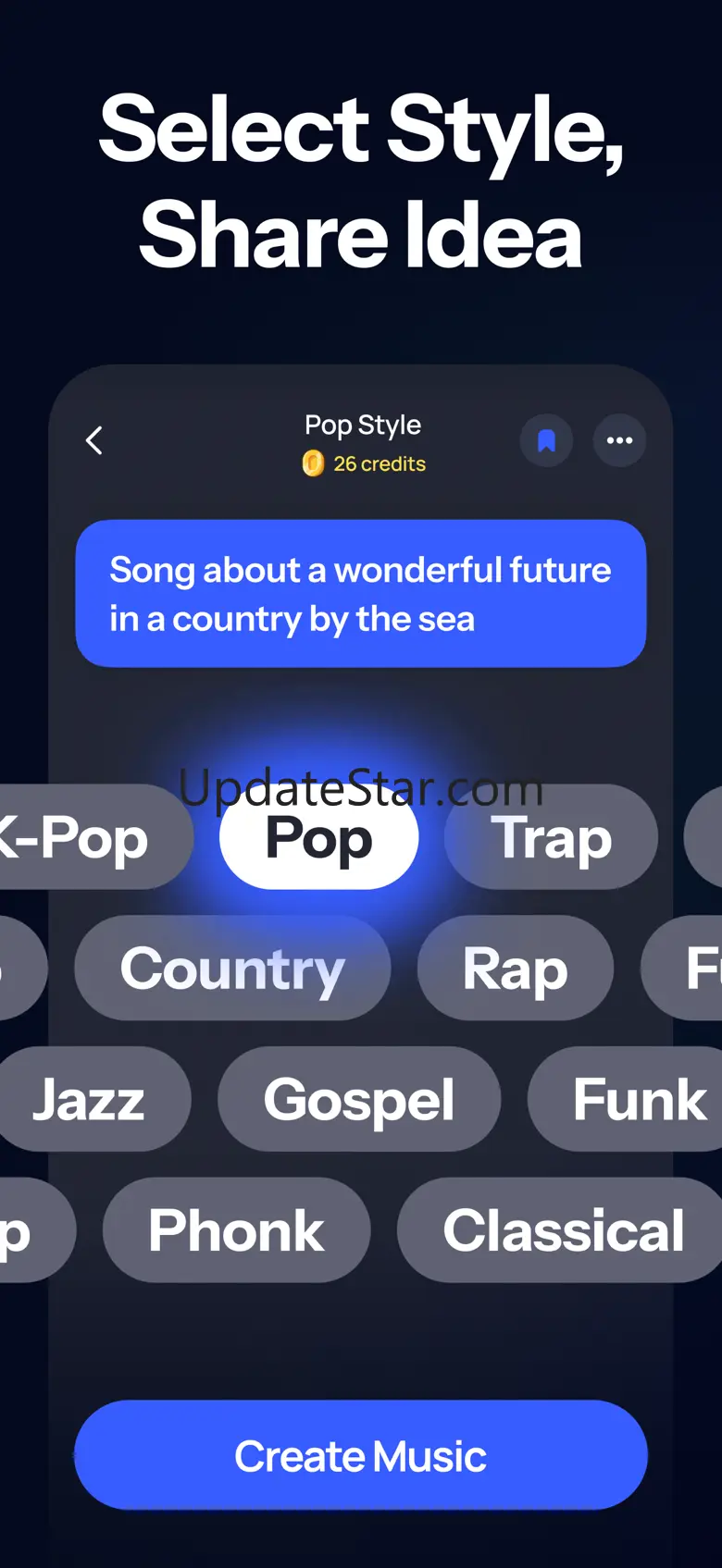 AI Song Generator • MusicAI 1.0.1