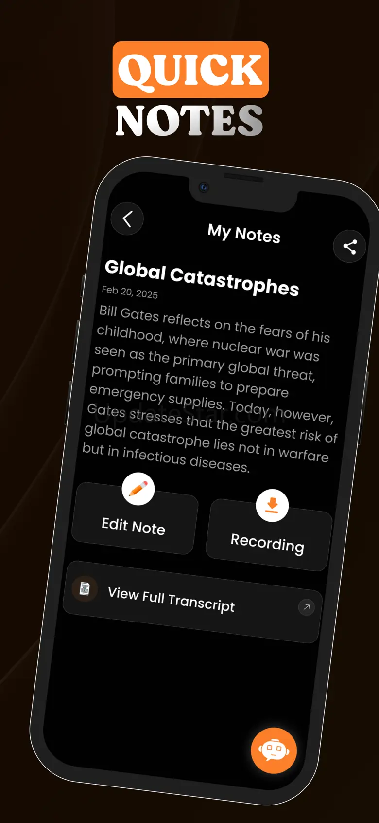Feynman Notes AI Transcribe 1.8