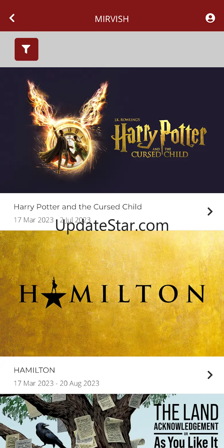 Mirvish Productions 18.01.00
