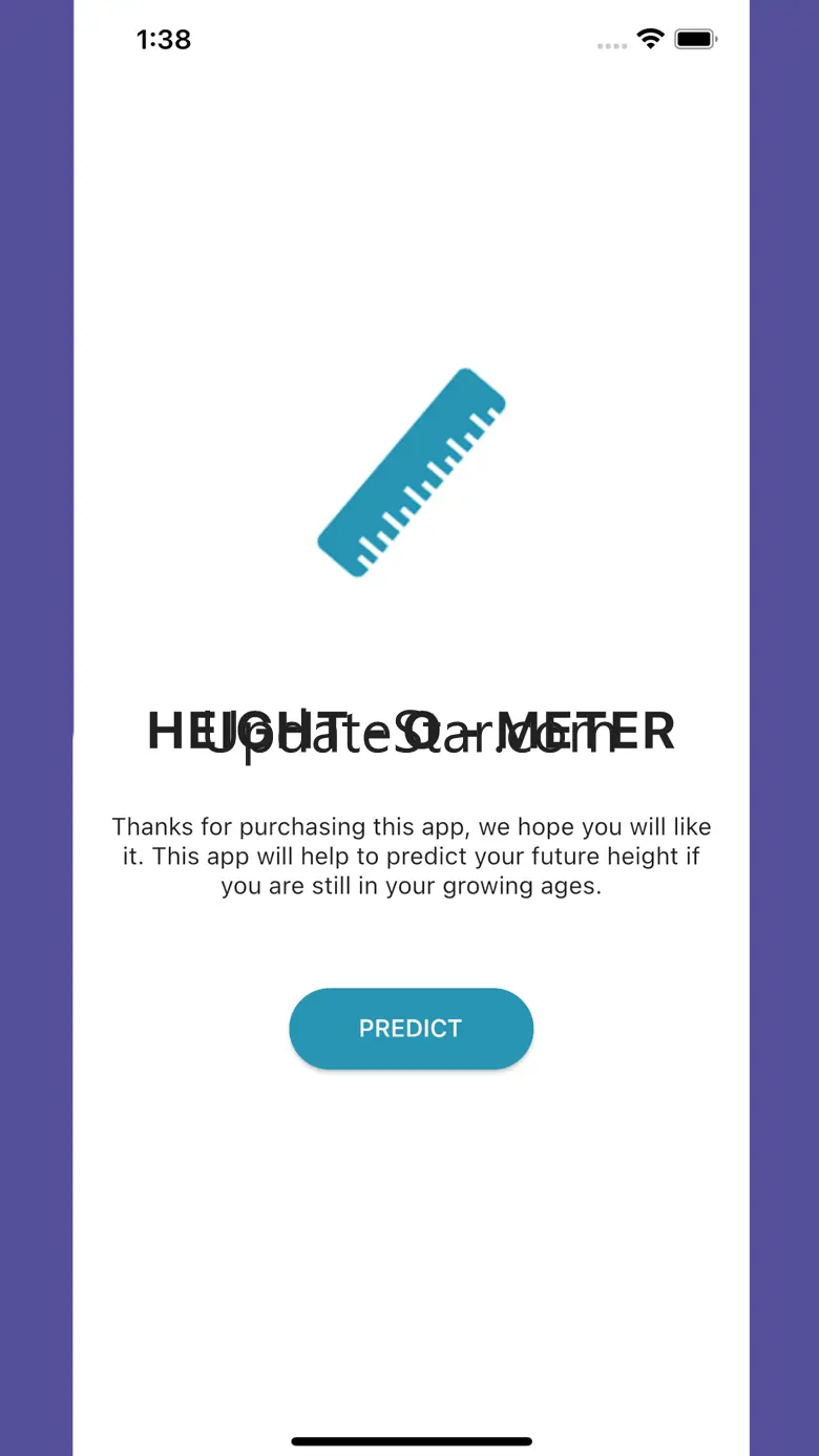 Heightometer- Height Predictor 1.1
