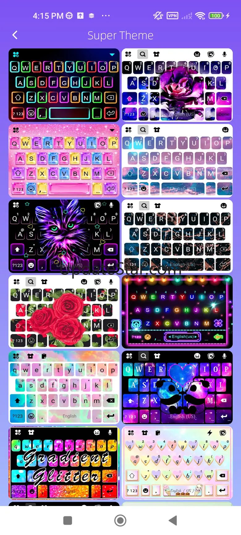 Shiny Keyboard:Keyboard Theme 1.0.2