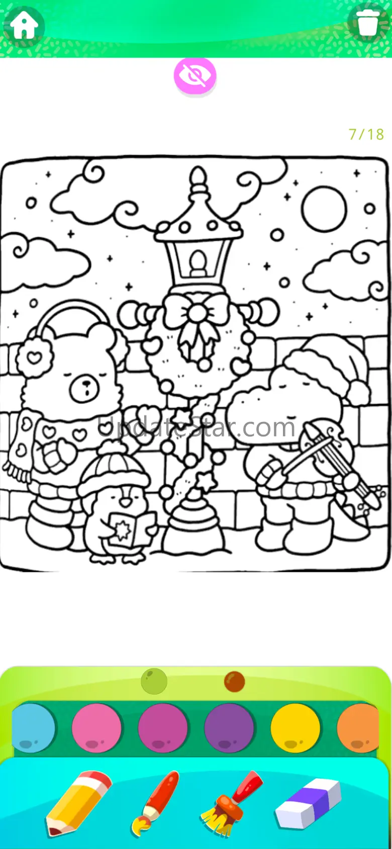 Comfy Day Relax Coloring Book 1.2