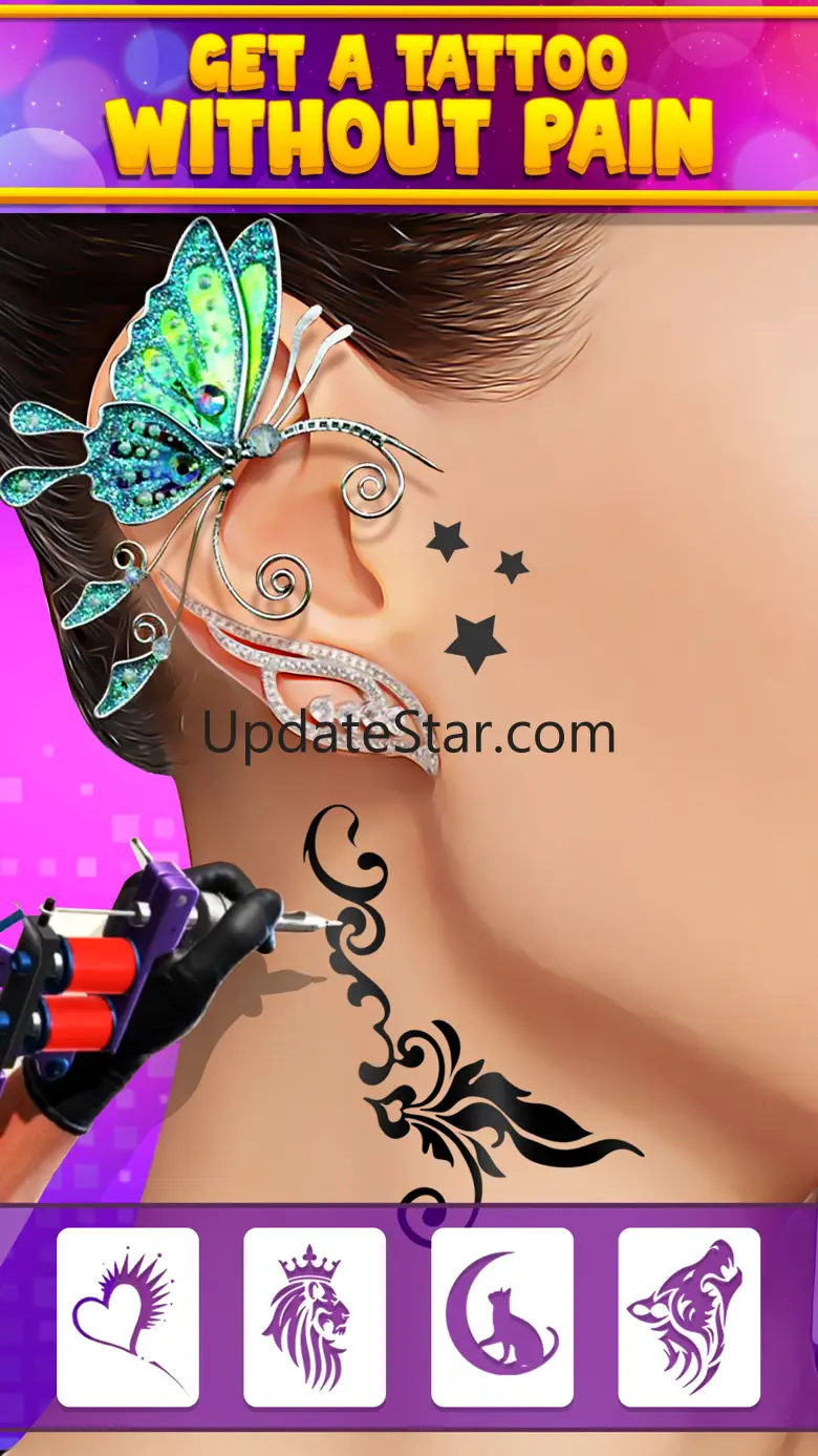 Ear Piercing & Tattoo Games 3.8
