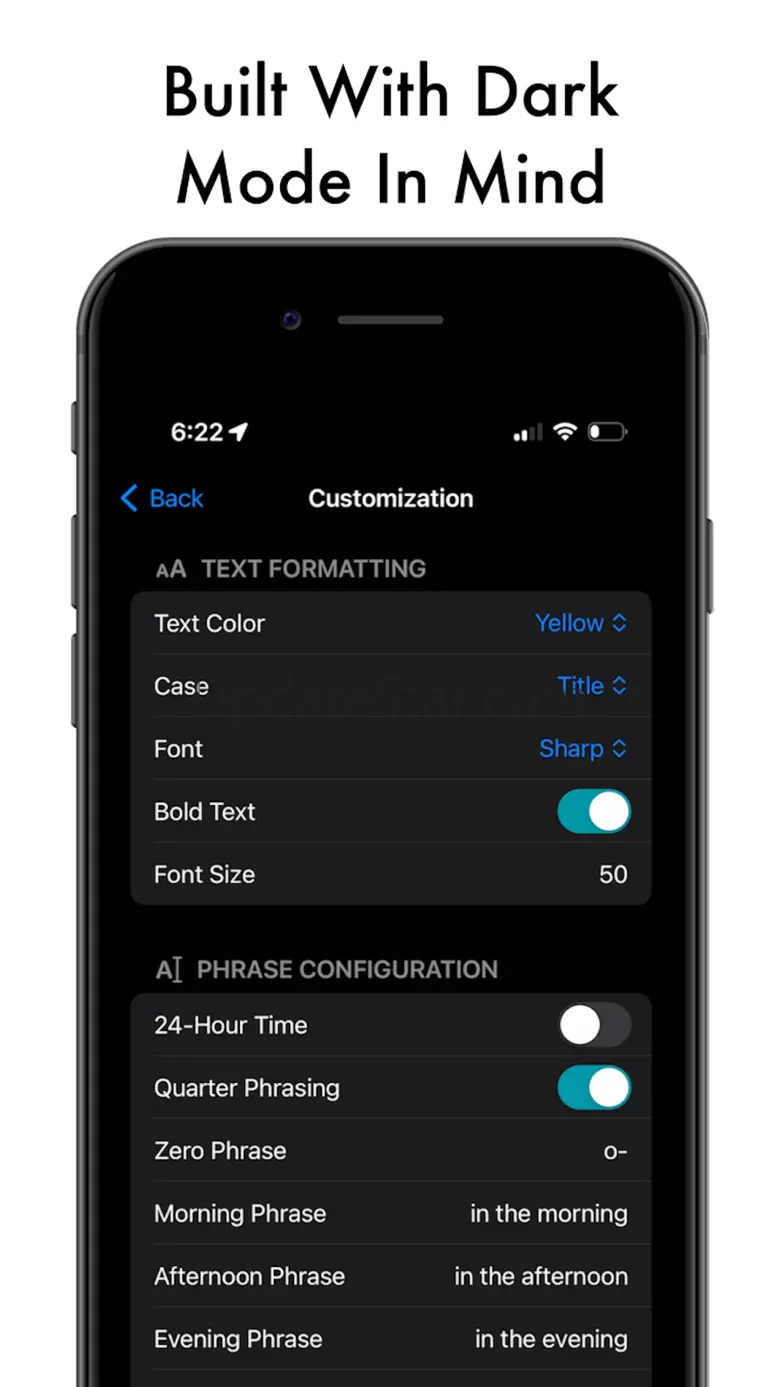 Custom Word Clock - TextTime 25.9.2