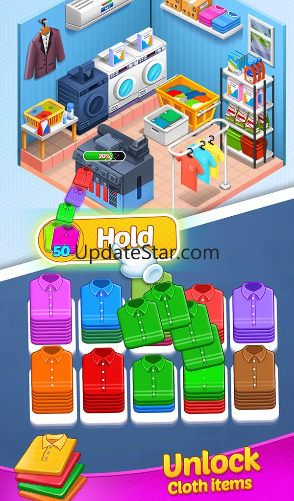Cloth Shuffle Sort: Merge Game 1.3