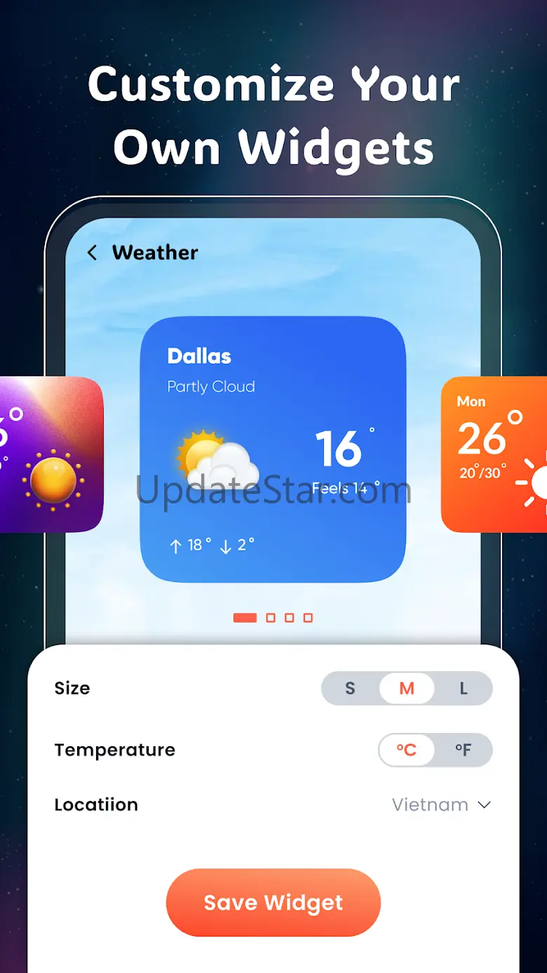 Color Widget: OS Widgetkit