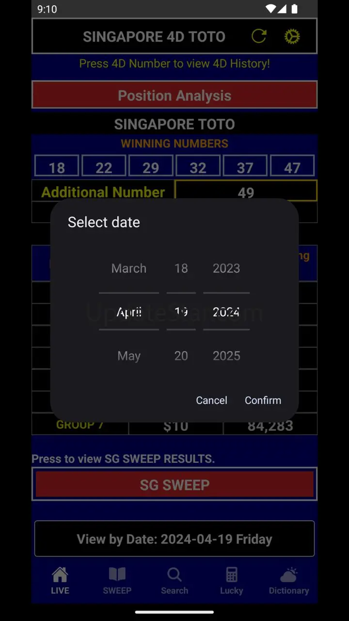 4D Lotto - Live 4D Results 3.3