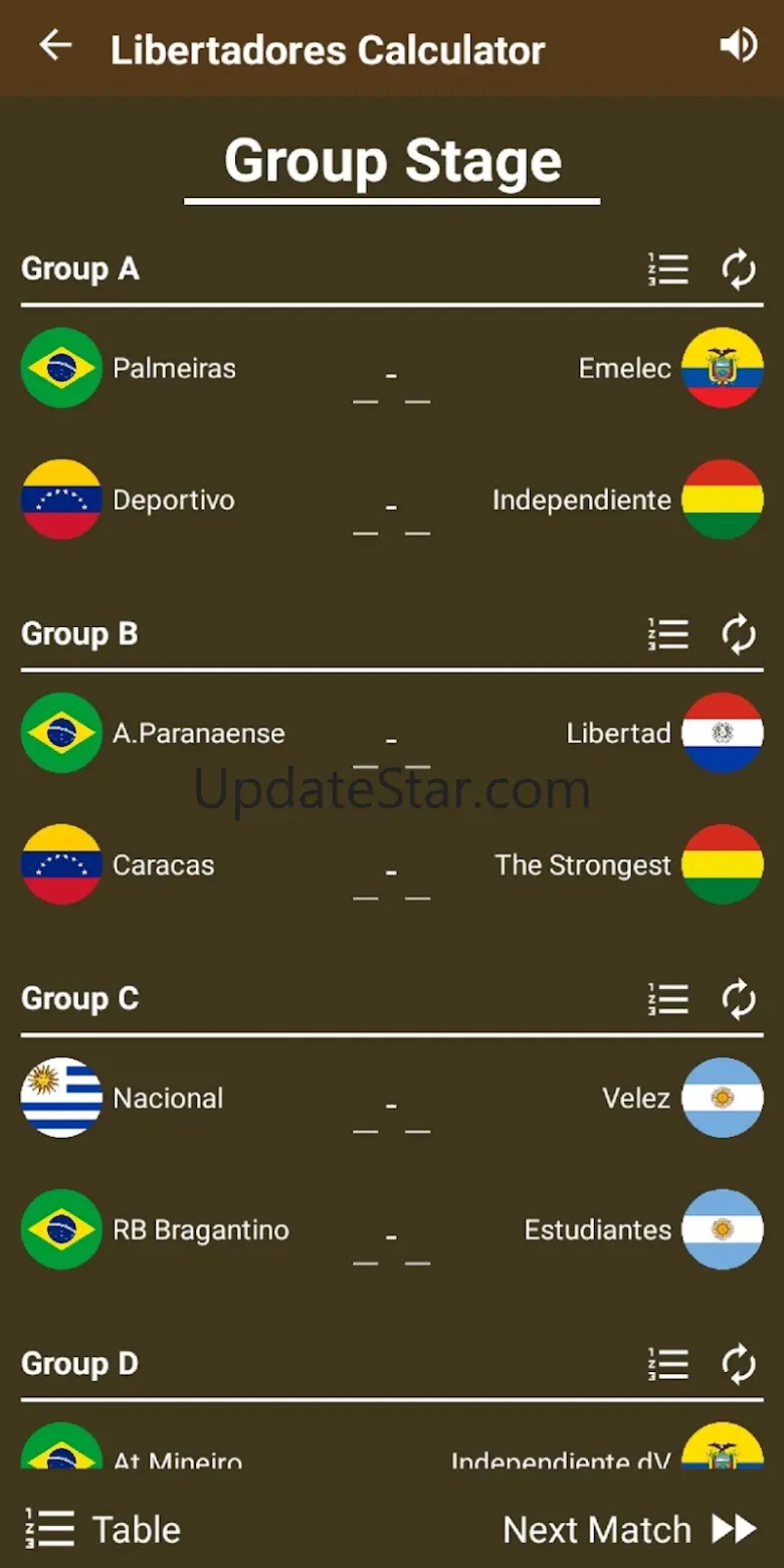 Libertadores Calculator 2025 1.10