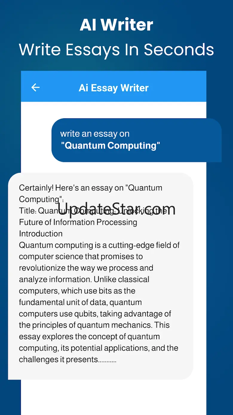 AI Essay Writer: Write Essays 1.2.9