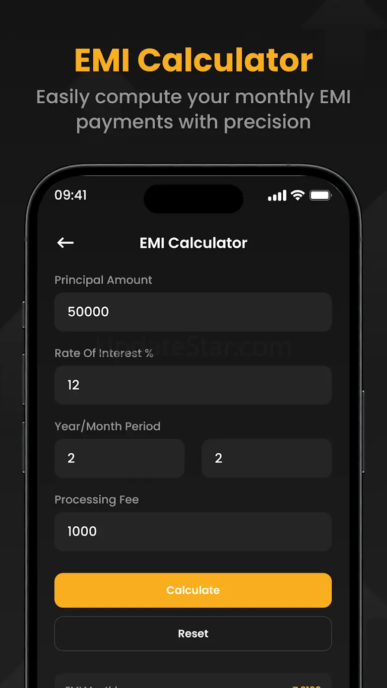 Aadhar Se EMI Loan Calculator