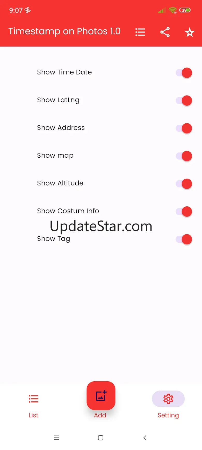 Add Timestamp Manual on Photos 2.4