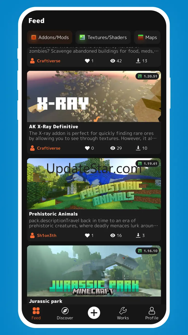 MCLIB Skin Addons for MCPE 2.2.1