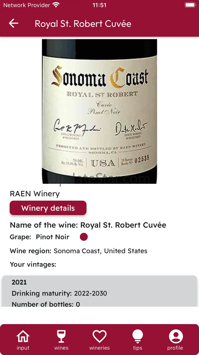 Your favorite wines 2.1.6