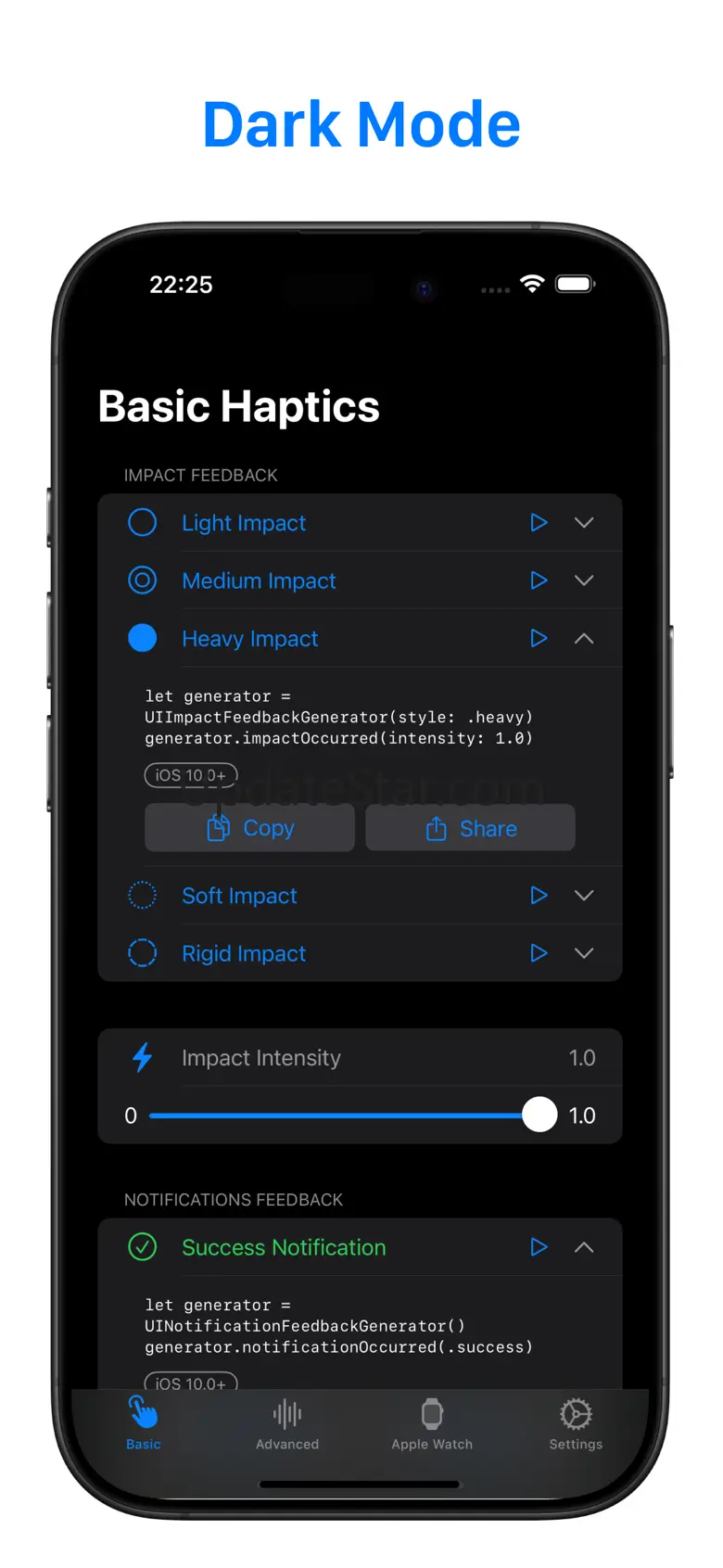 Haptic Testing: Developer Tool 1.7