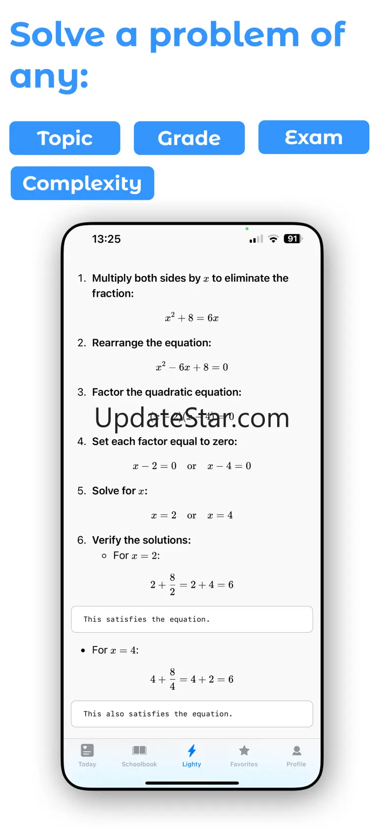 Lighty: AI Math Solver & Tutor 1.1.7