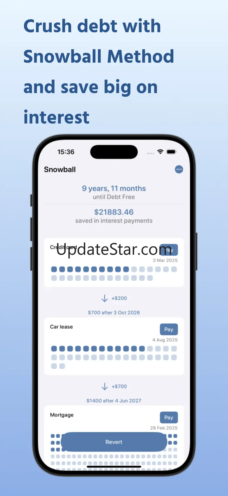 Repay Debt Snowball Calculator 1.0.11