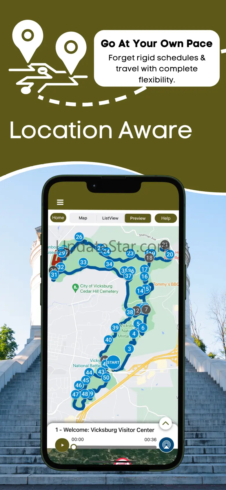 Vicksburg Battlefield GPS Tour 1.0