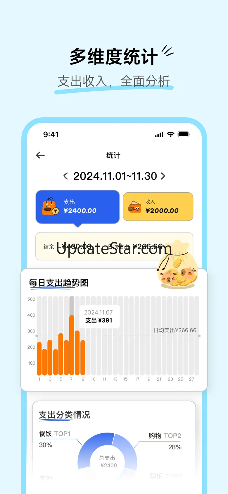 咔皮记账 - 自动记账 记待办 记想法 记心情 0.7.00