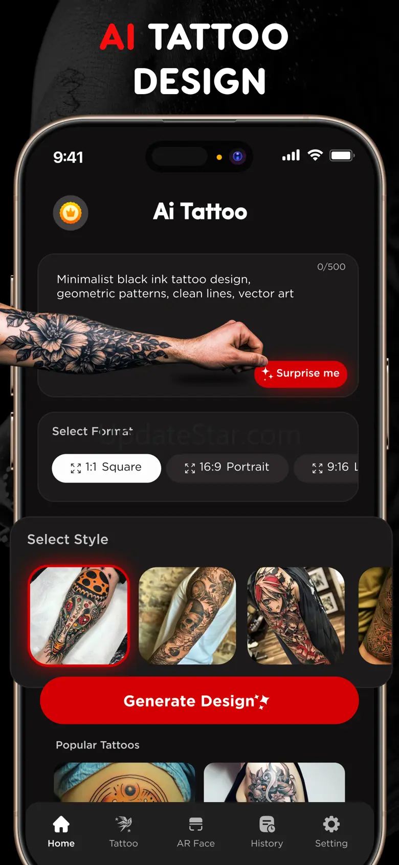 Ai tattoo generator: Art Maker 1.1.7