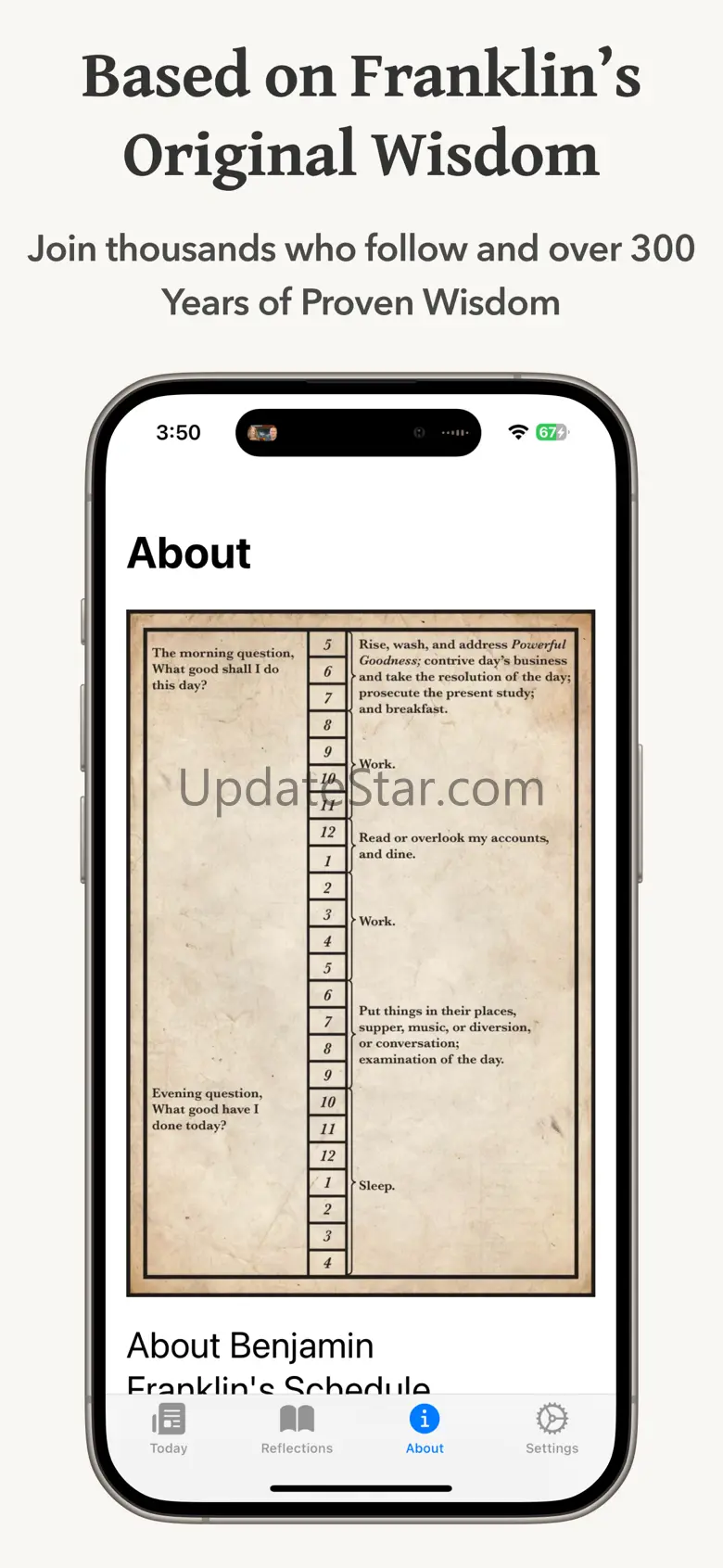 Ben Franklin Virtues & Journal 1.2.0