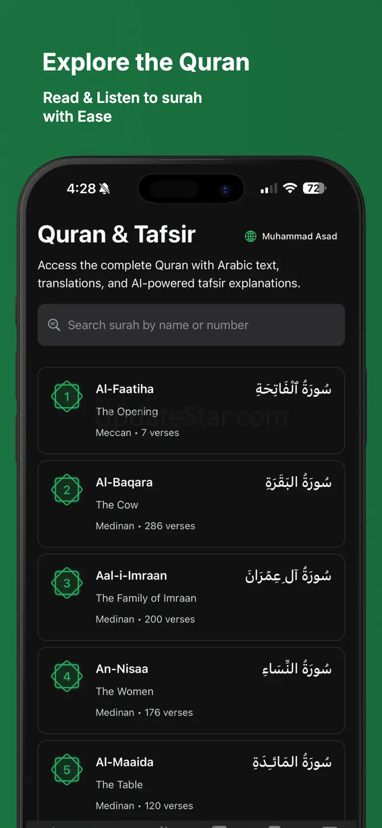 Qalb: AI Quran Prayer & Hadith 1.0.2