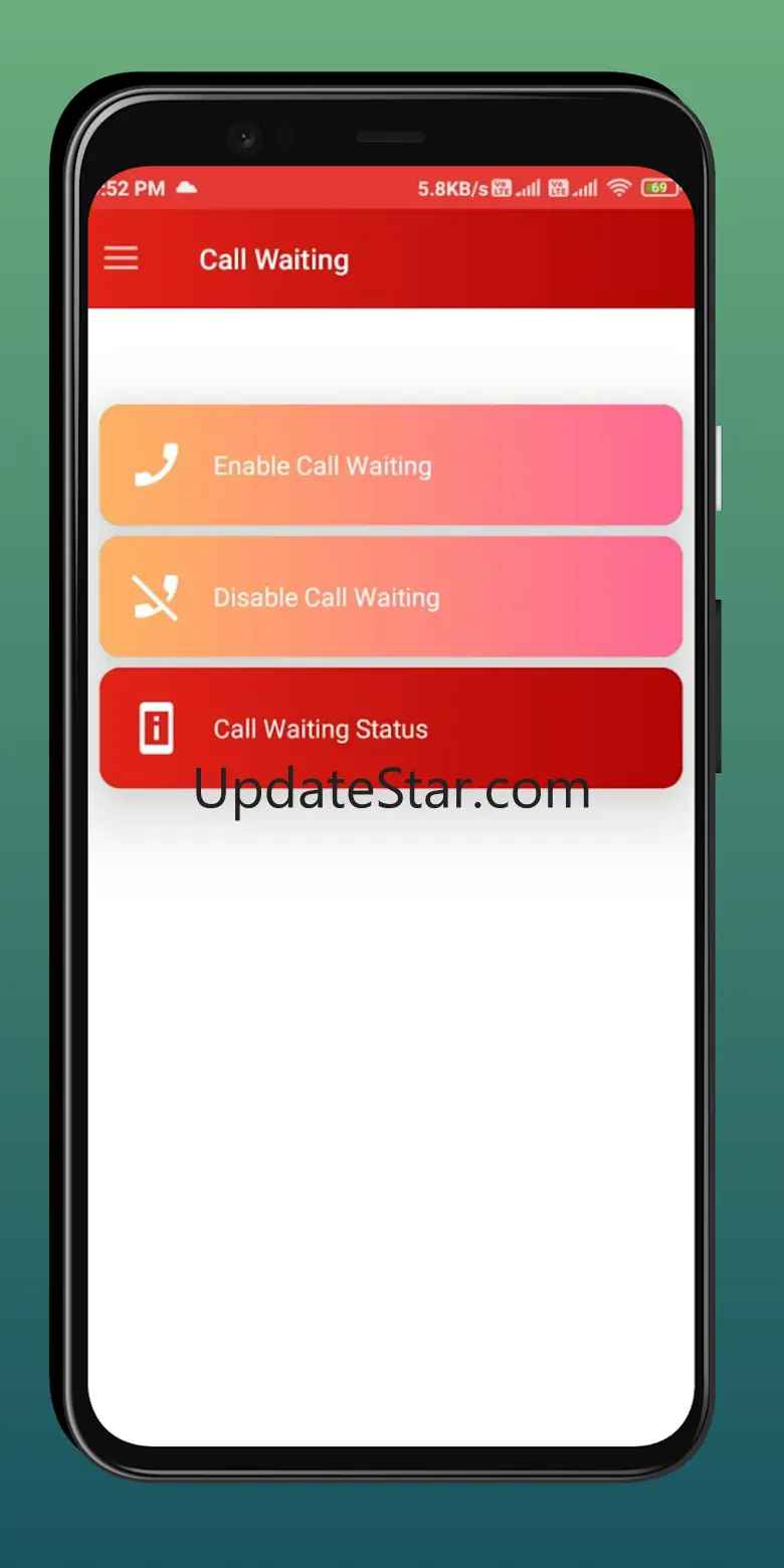 Call setting 1.3
