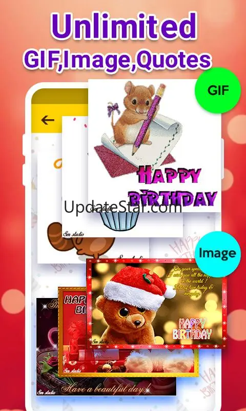 Happy Birthday GIF: Card Maker 1.6