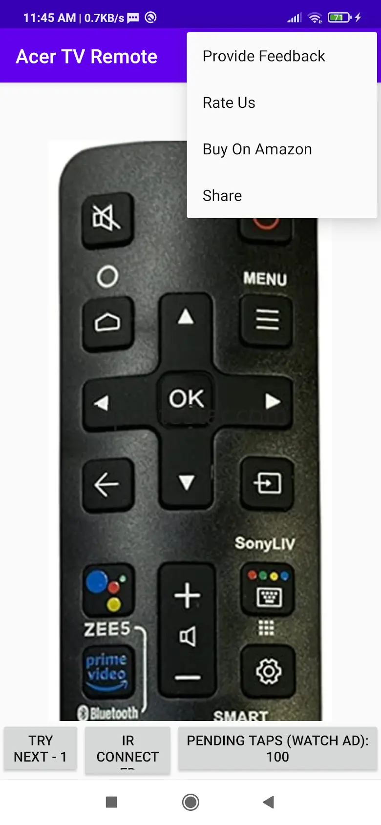 Acer TV Remote App 1.35