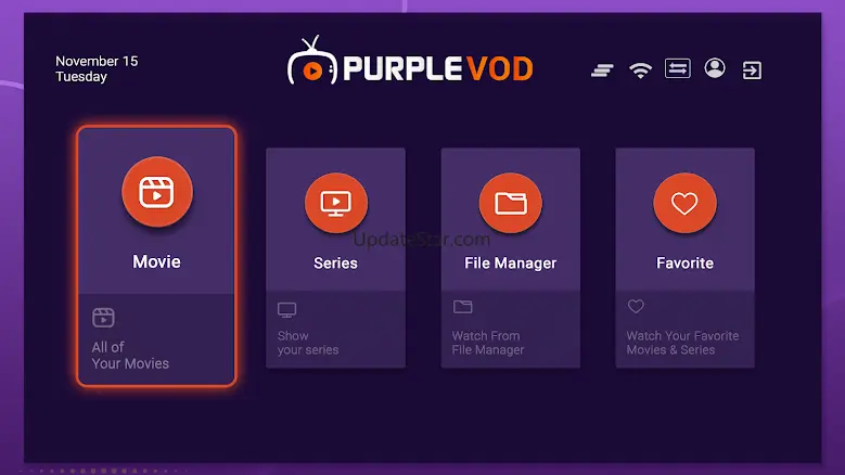 Purple VOD - IPTV Player 16