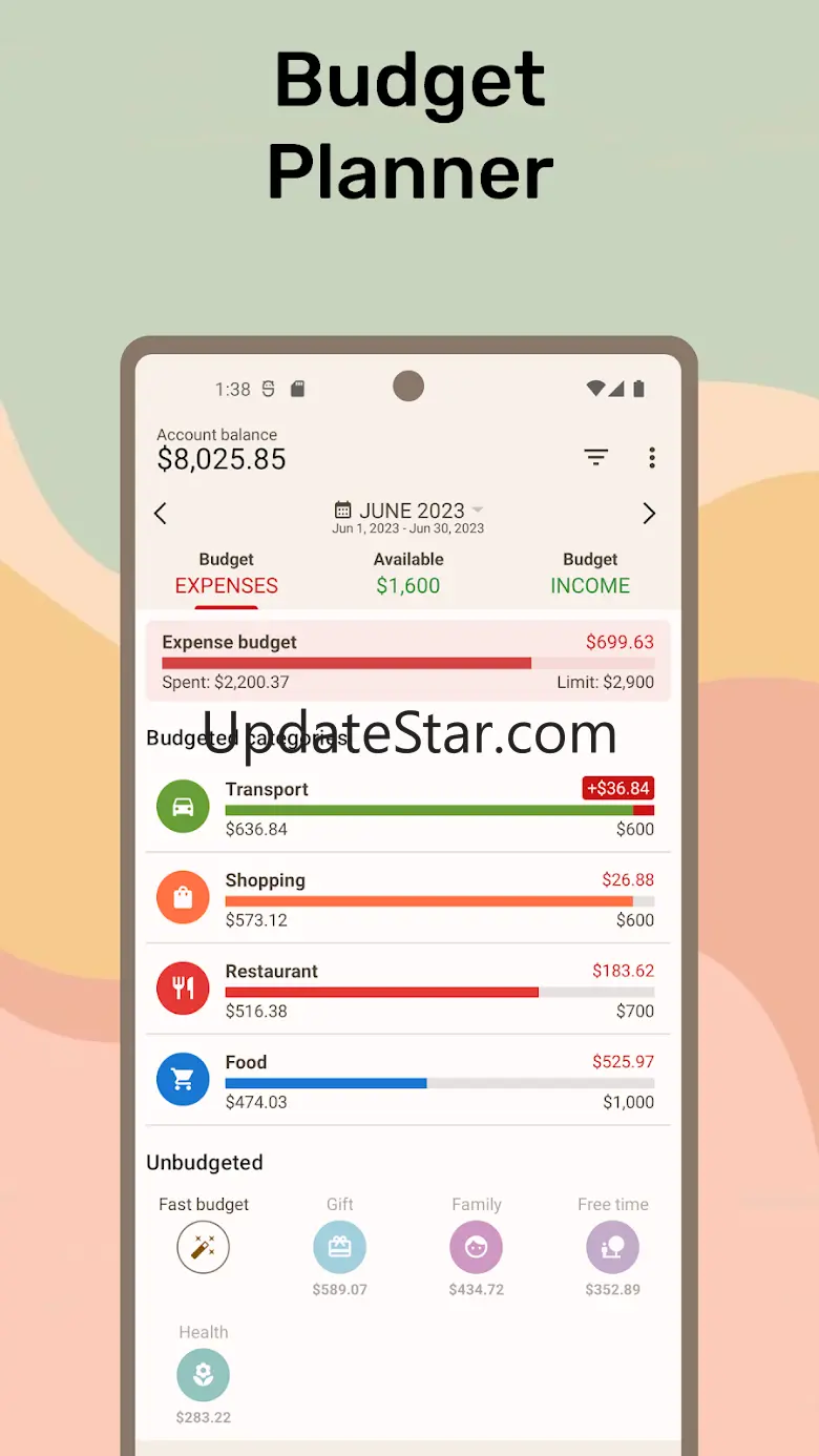 Kakebo: expense tracker budget 3.197