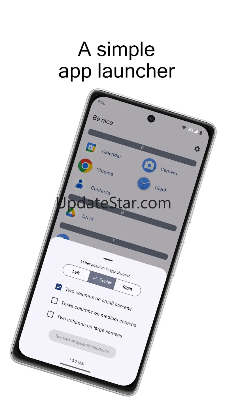 Be nice - a tiny app launcher 1.3.3