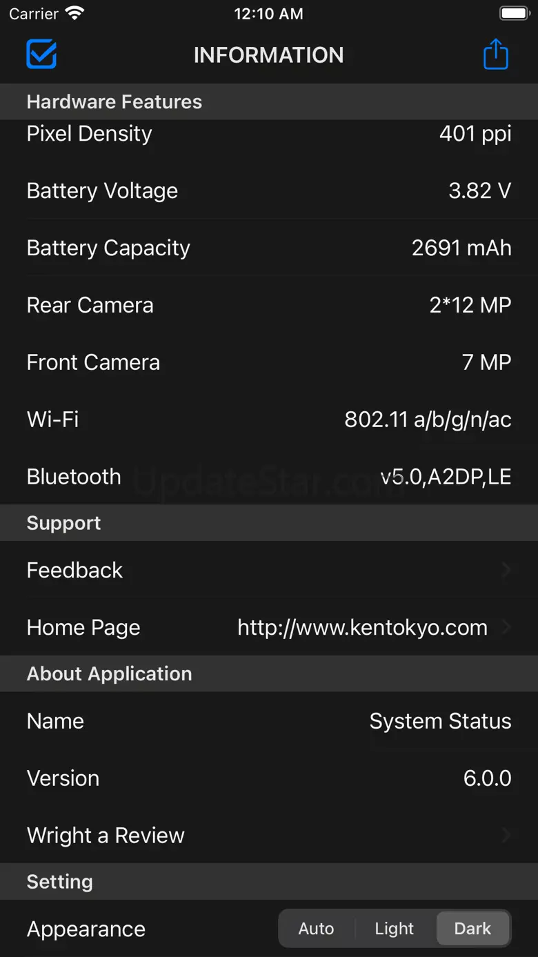 System Status - 6.1.2