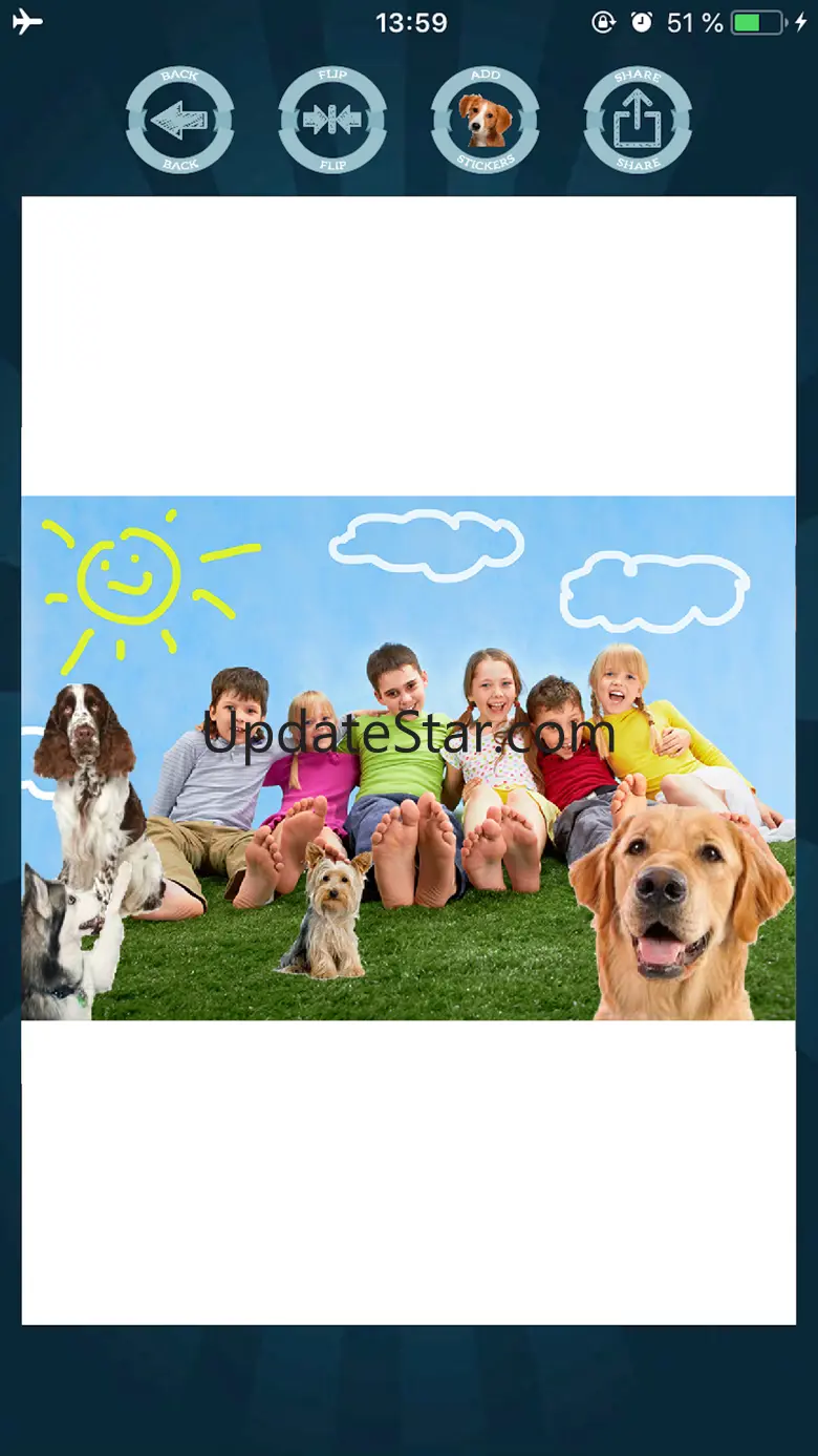 Dog face stickers filters 2.1
