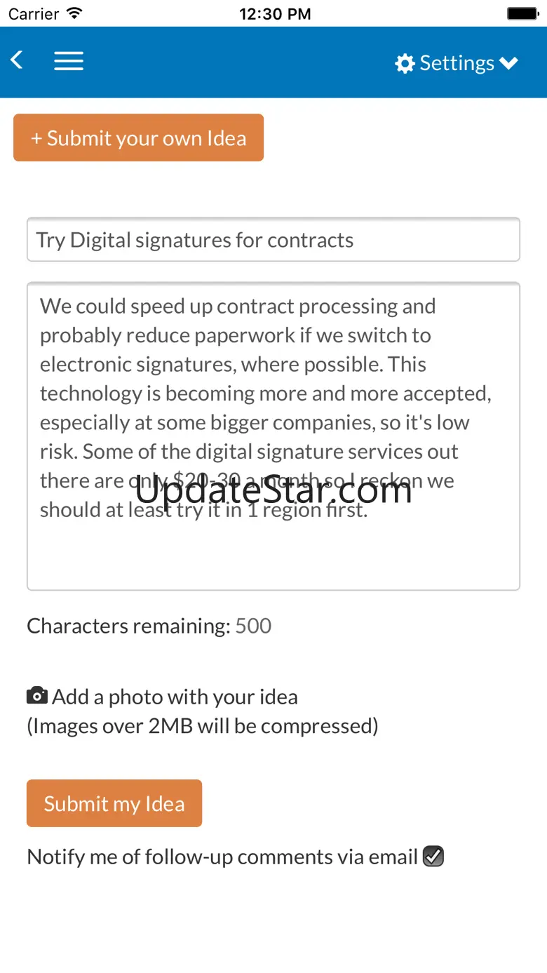 Vetter Employee Suggestion Box tool 1.2