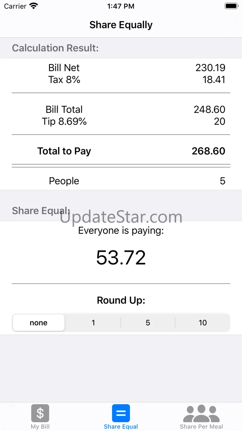 Tip and Split V.2.1