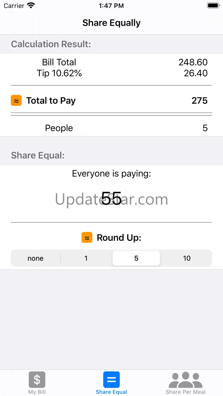 Tip and Split V.2.1
