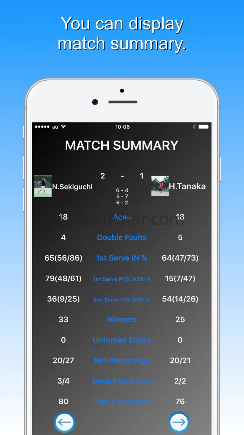 Tennis Score & Card 7.0
