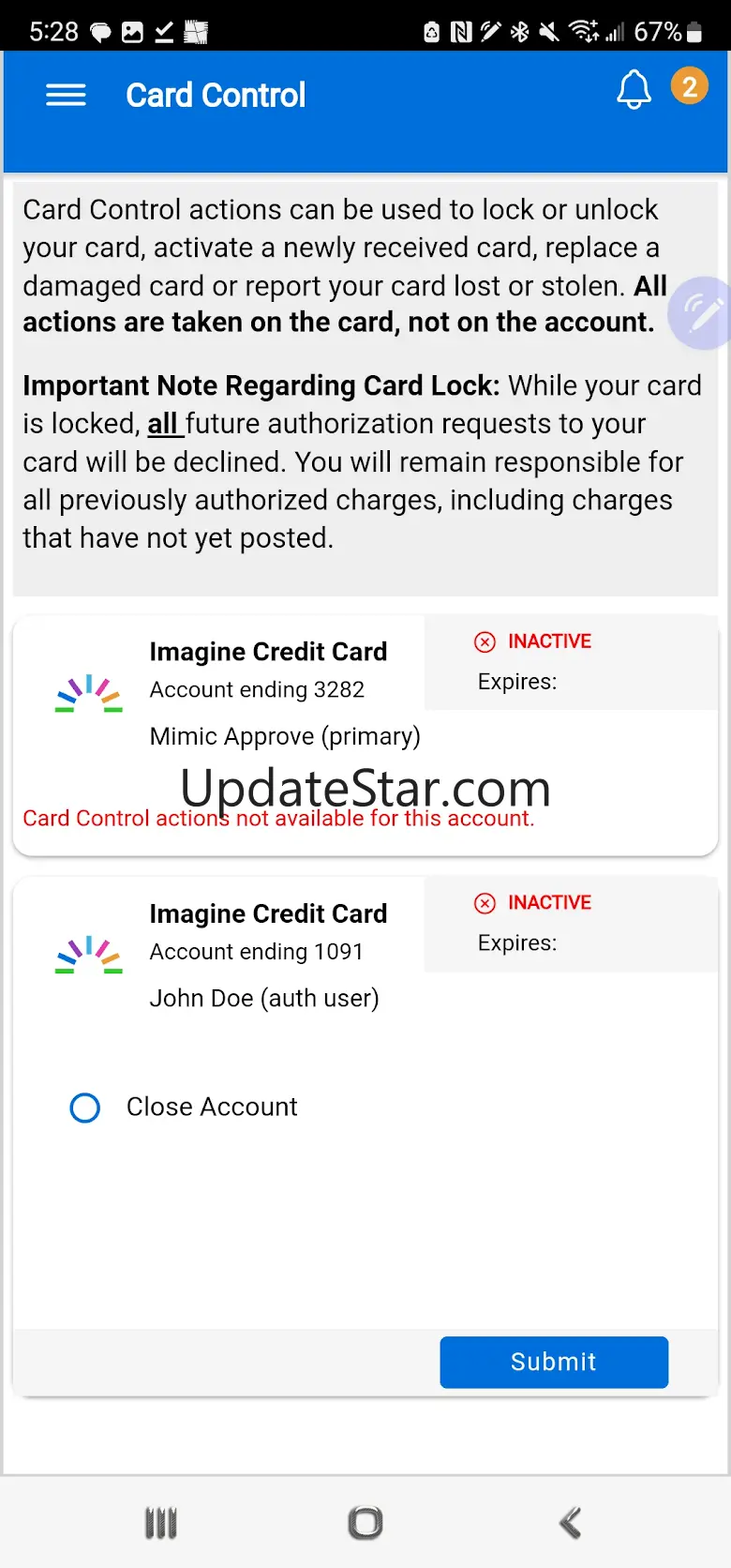 Imagine Account Center 1.3
