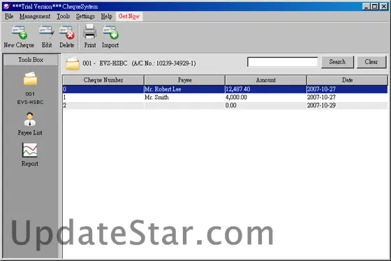 ChequeSystem Electronic Cheque Writer 8.4.9