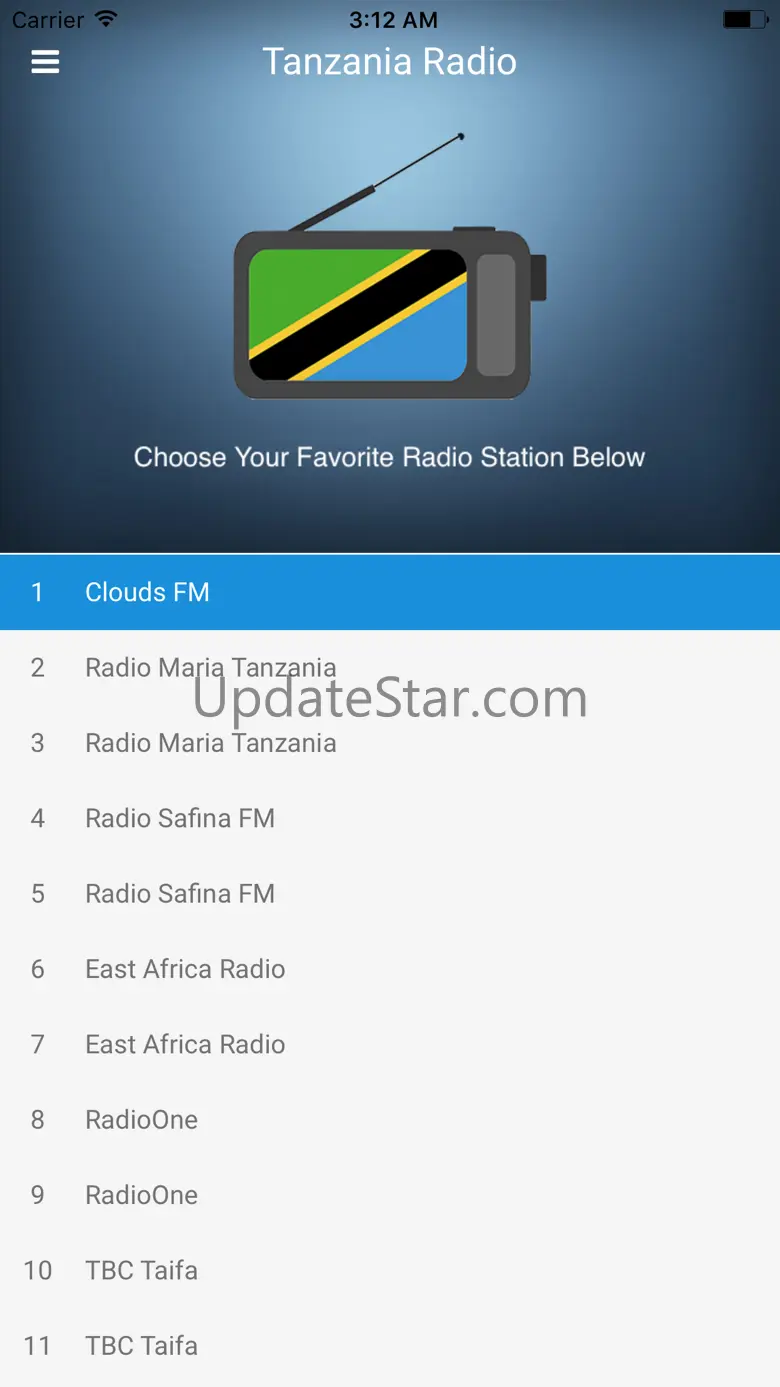 Tanzania Radio Station FM Live 1.0
