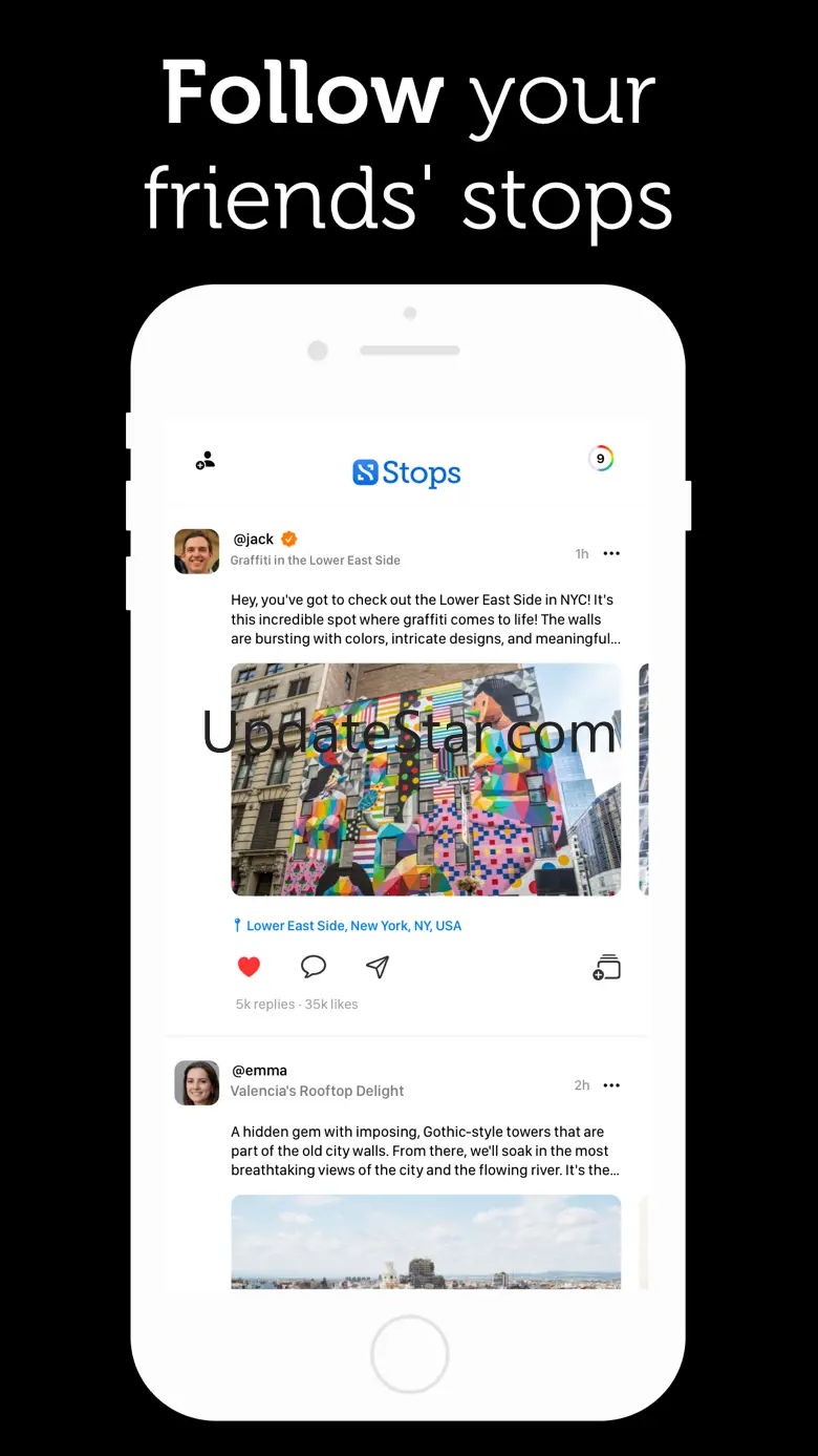 Stops - Find & Share Locations 4.9